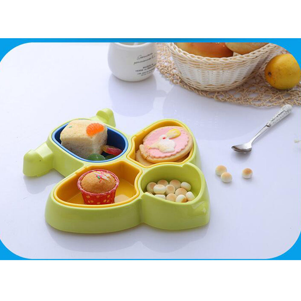Kids Baby Creative Divided Plates/ Feeding Utensils/ Tableware Sets-05