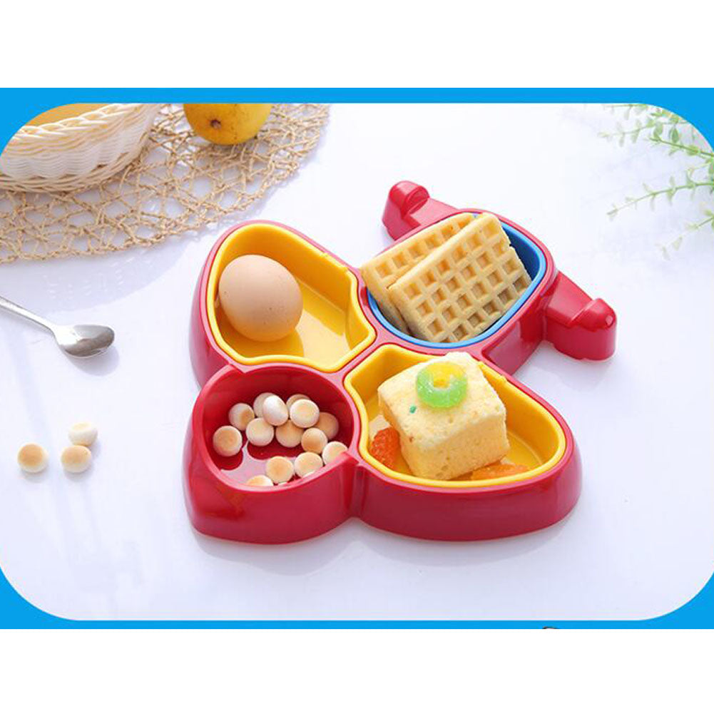 Kids Baby Creative Divided Plates/ Feeding Utensils/ Tableware Sets-06
