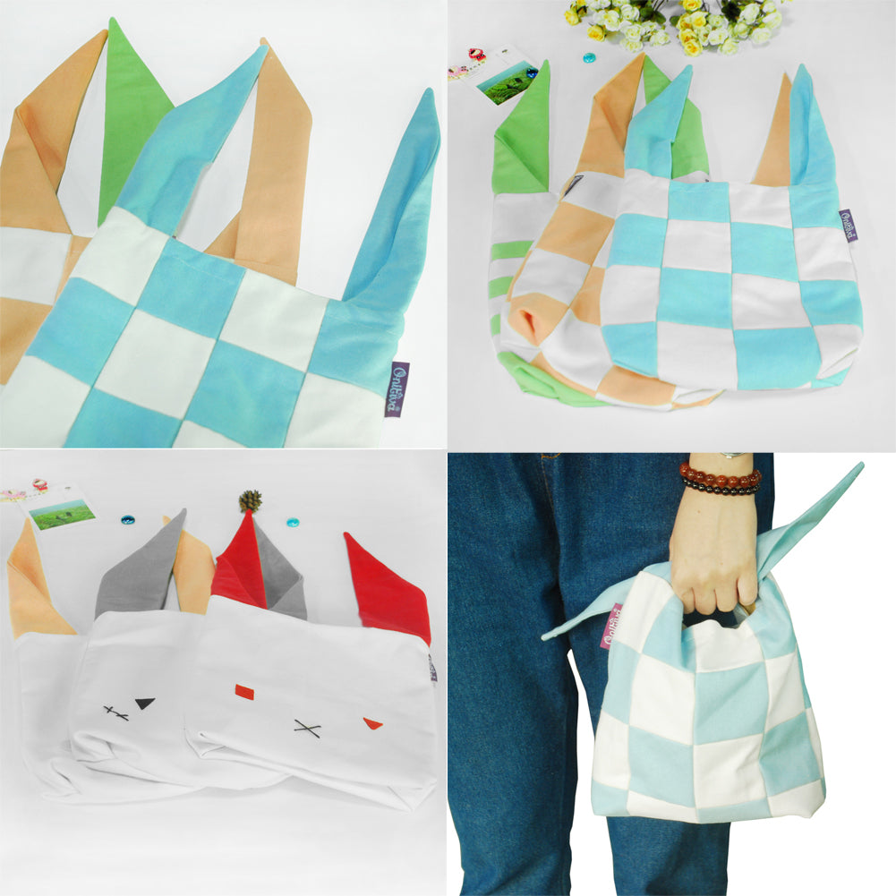 Simple Design Lunch Bag Handmade Canvas Reusable Bento Box